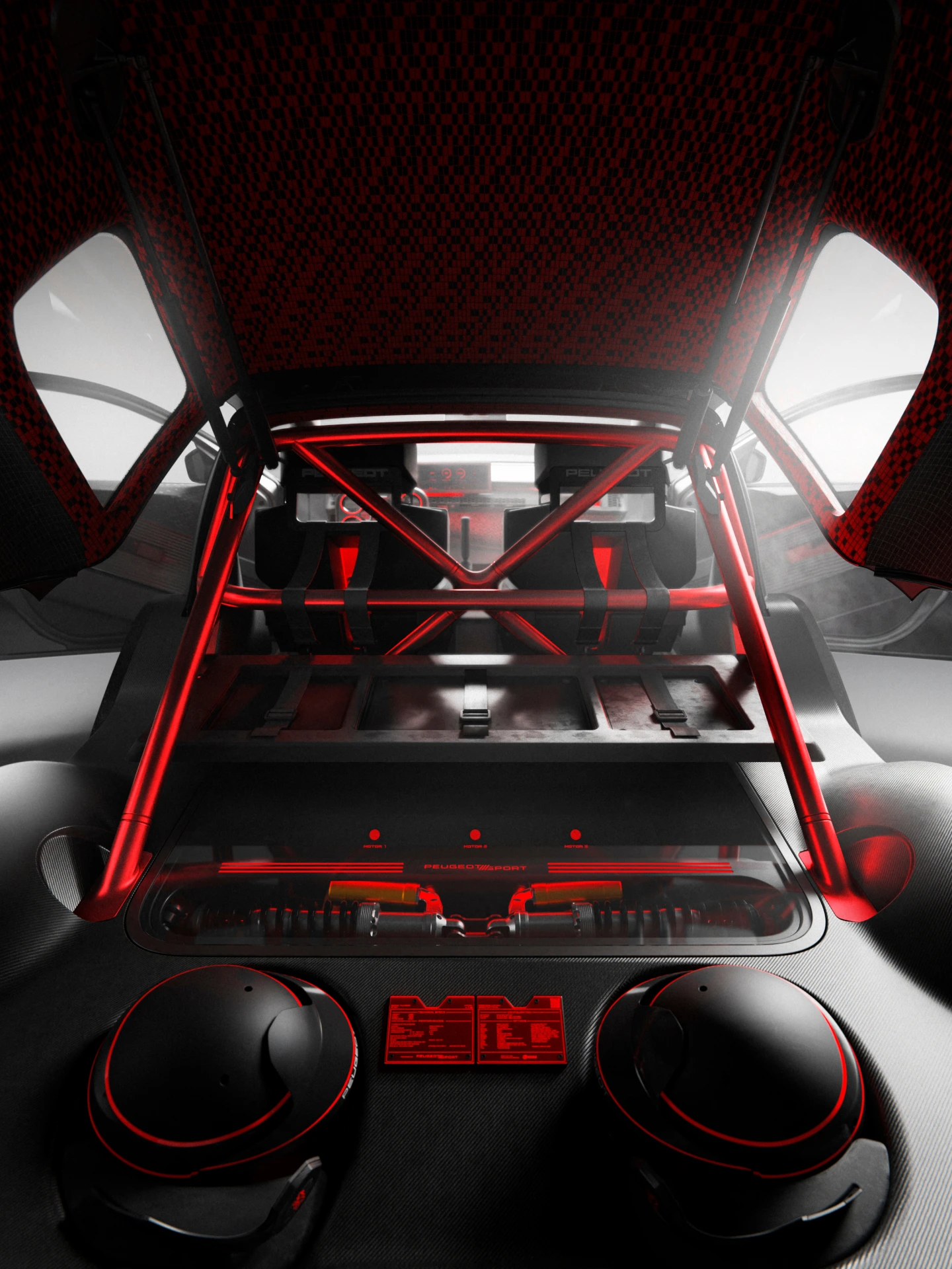 PEUGEOT E-T16 Concept, geöffneter Heckbereich