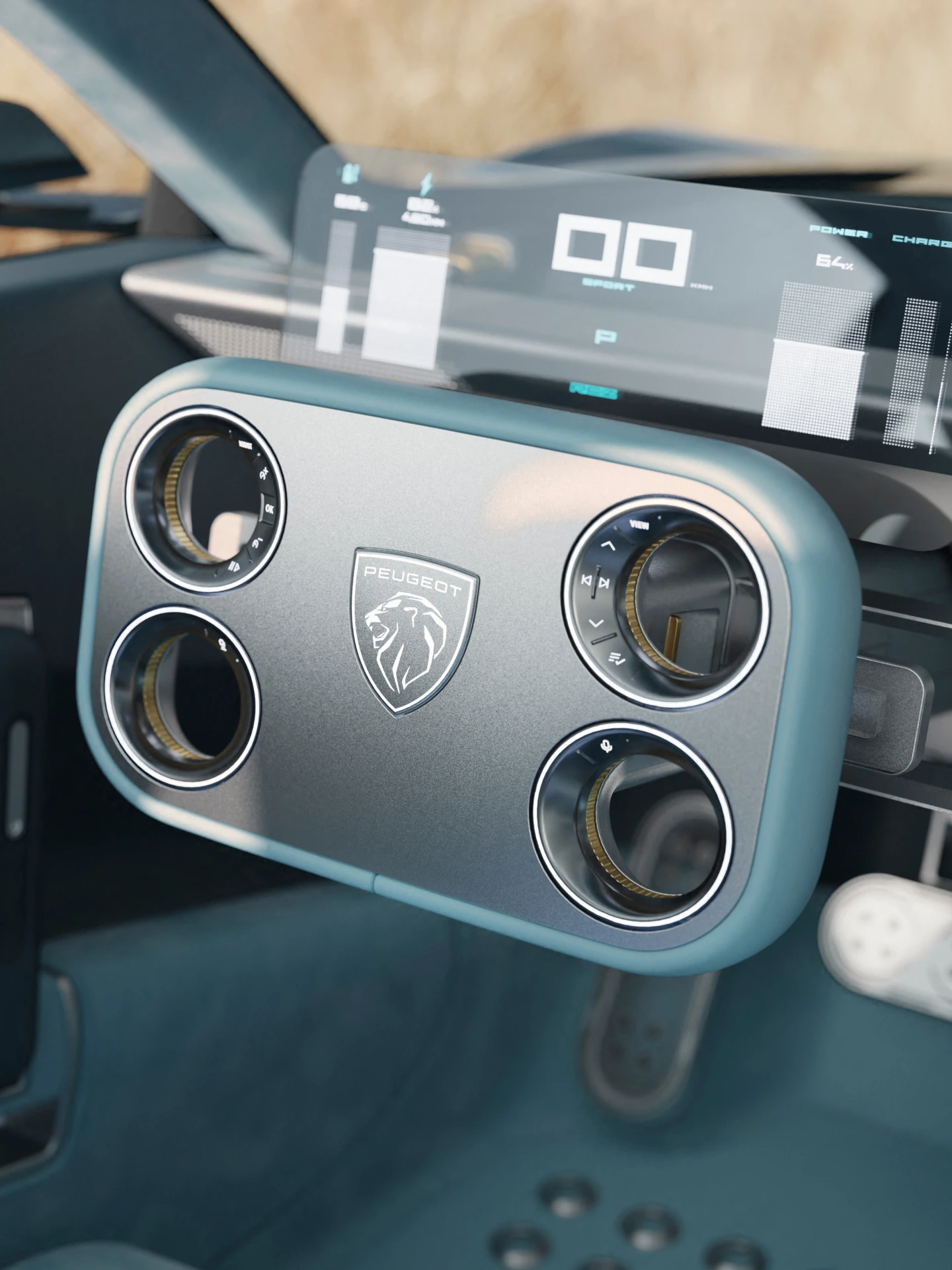 PEUGEOT Hypersquare® im RCZ Vision.