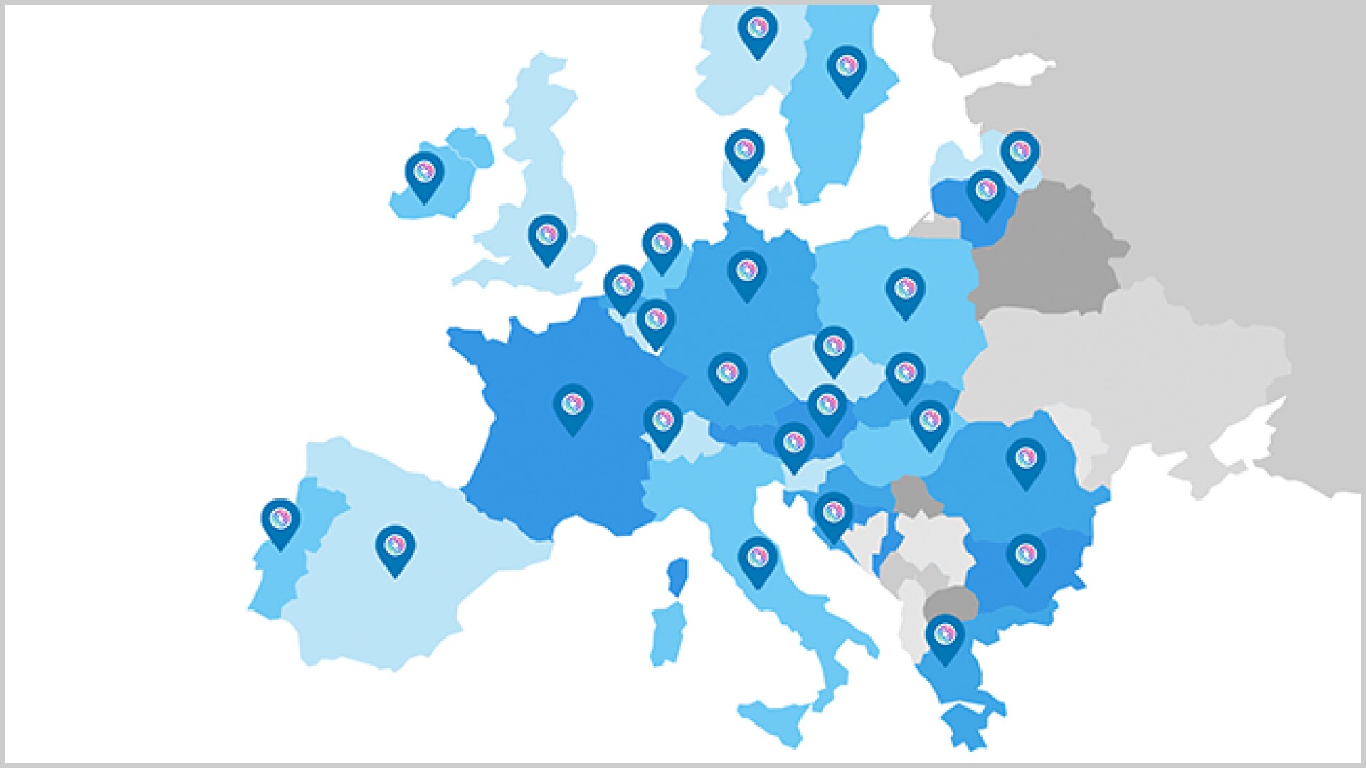 Ladepunkte in Europa