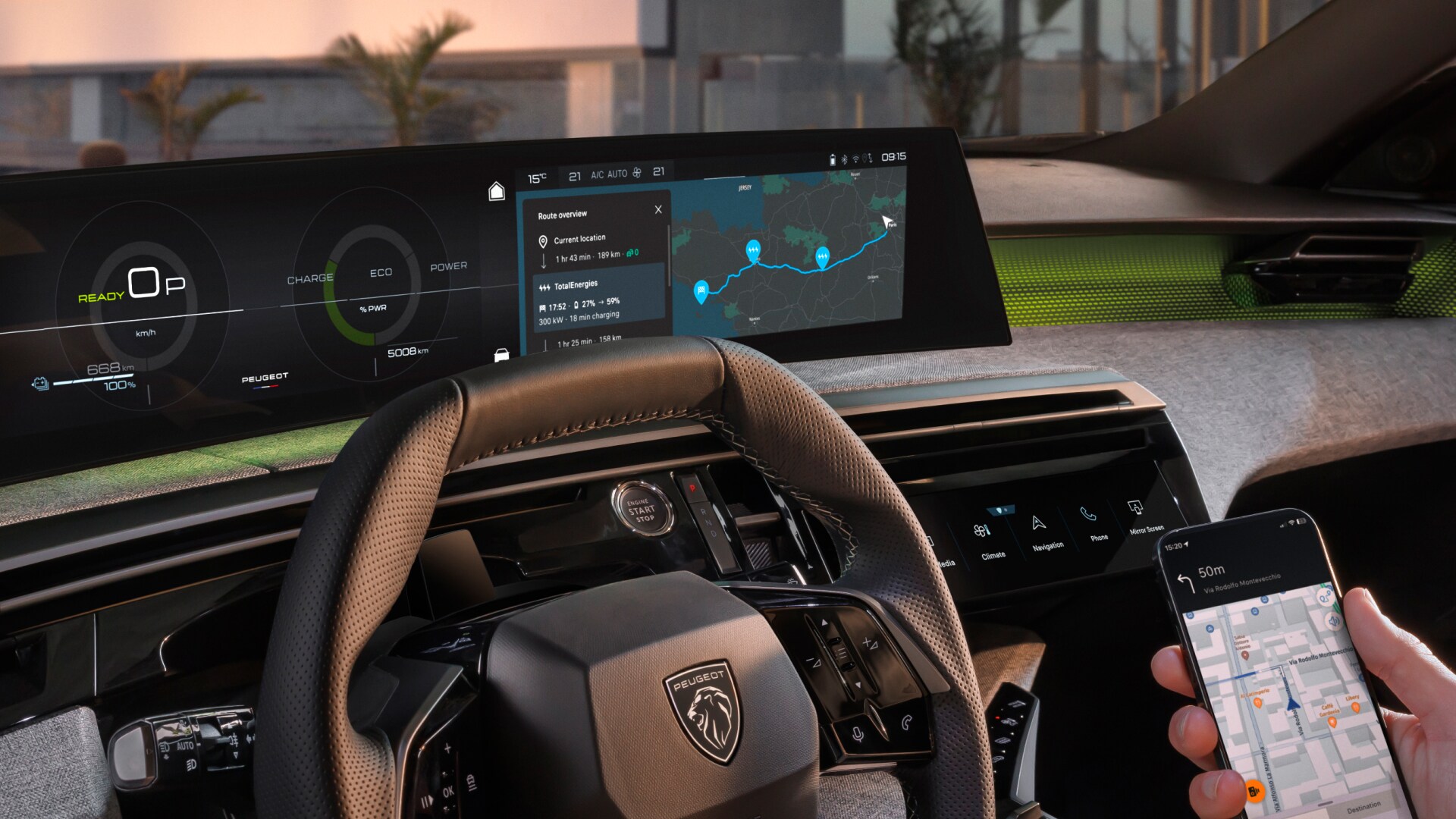PEUGEOT Trip planner