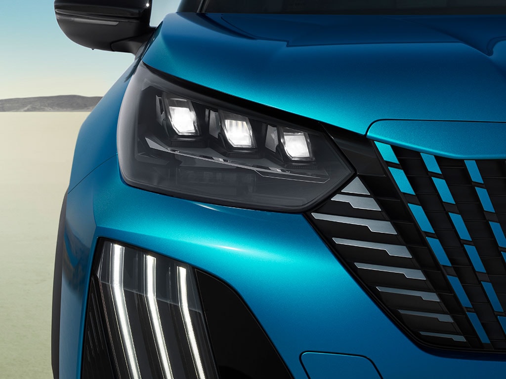 New PEUGEOT E-2008 LED front lights