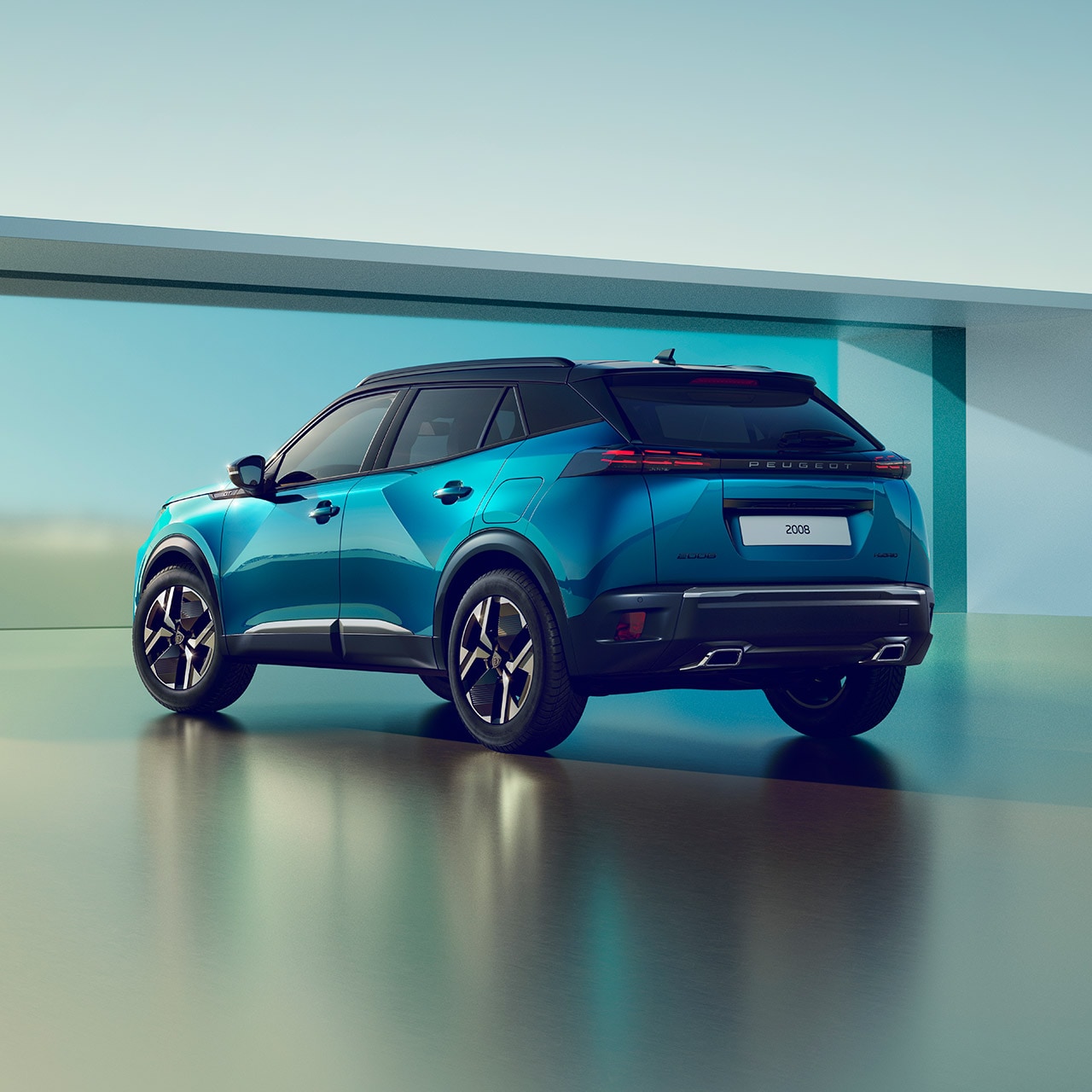 NEUER PEUGEOT 2008 Hybrid SUV Frontansicht