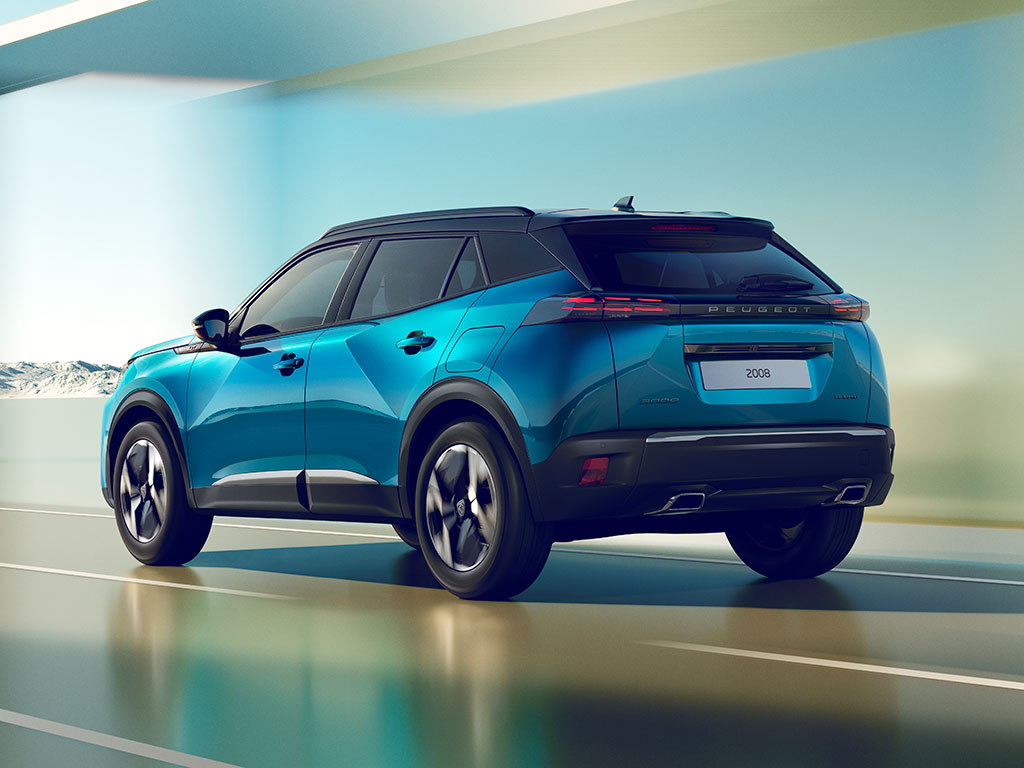 New PEUGEOT 2008 Hybrid rear view