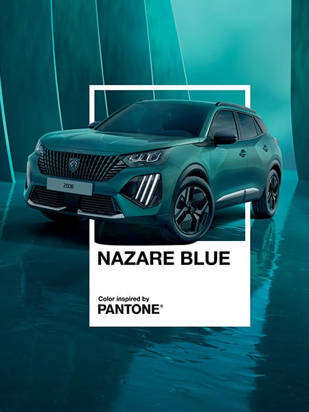 Pantone x PEUGEOT E-2008 in Nazare Blau