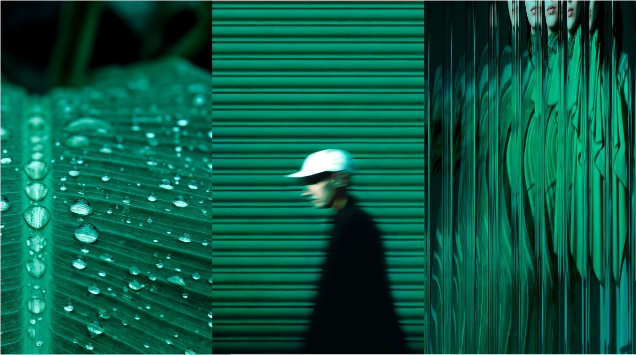 Drei Pantone-Bilder