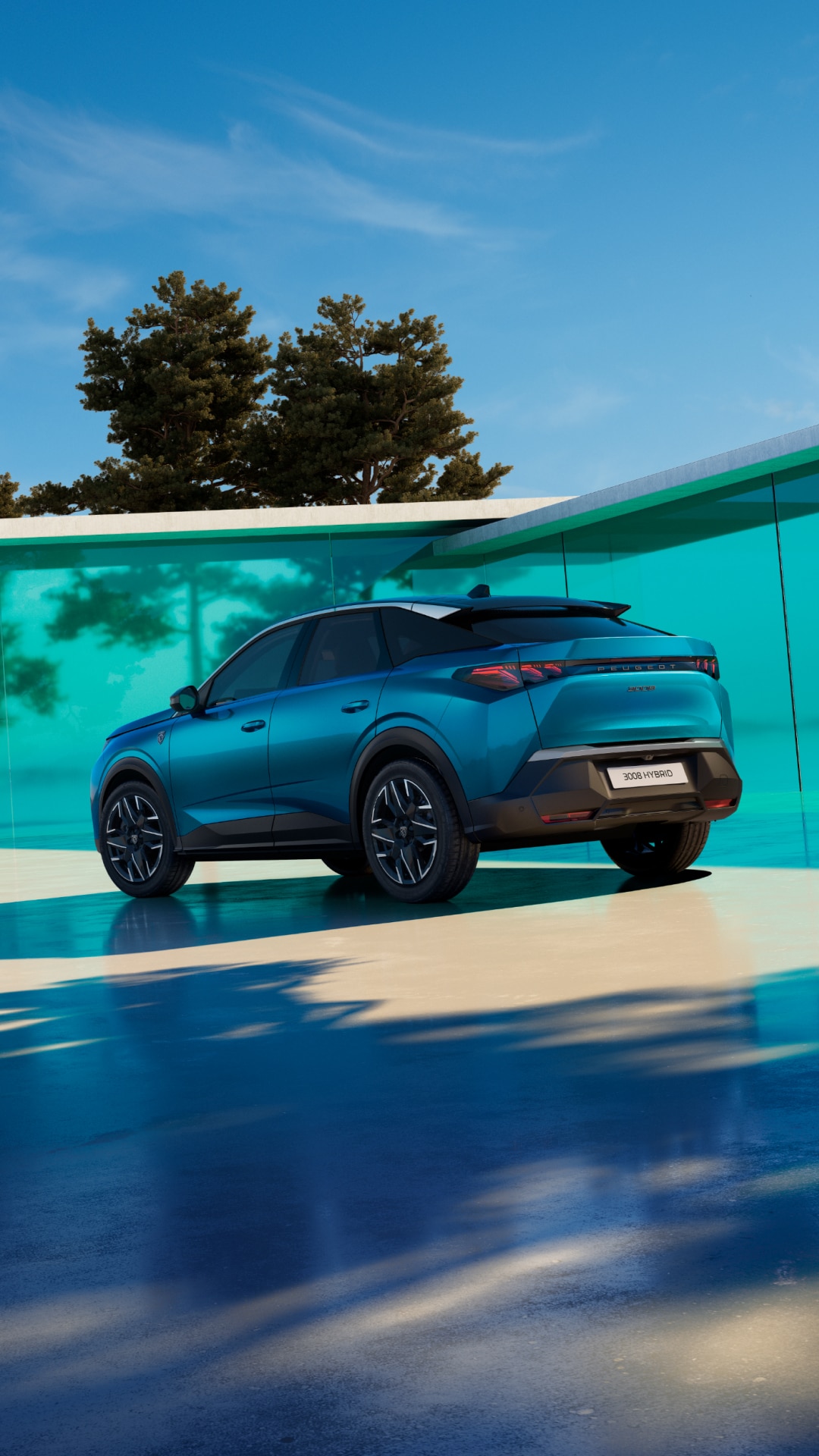 PEUGEOT 3008 Hybrid Heckansicht