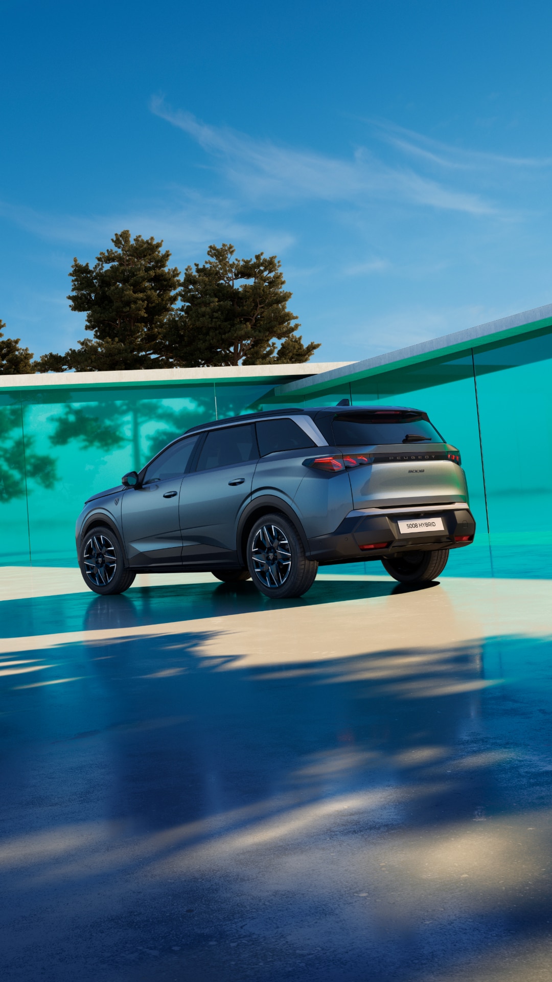 PEUGEOT 5008 Hybrid Heckansicht