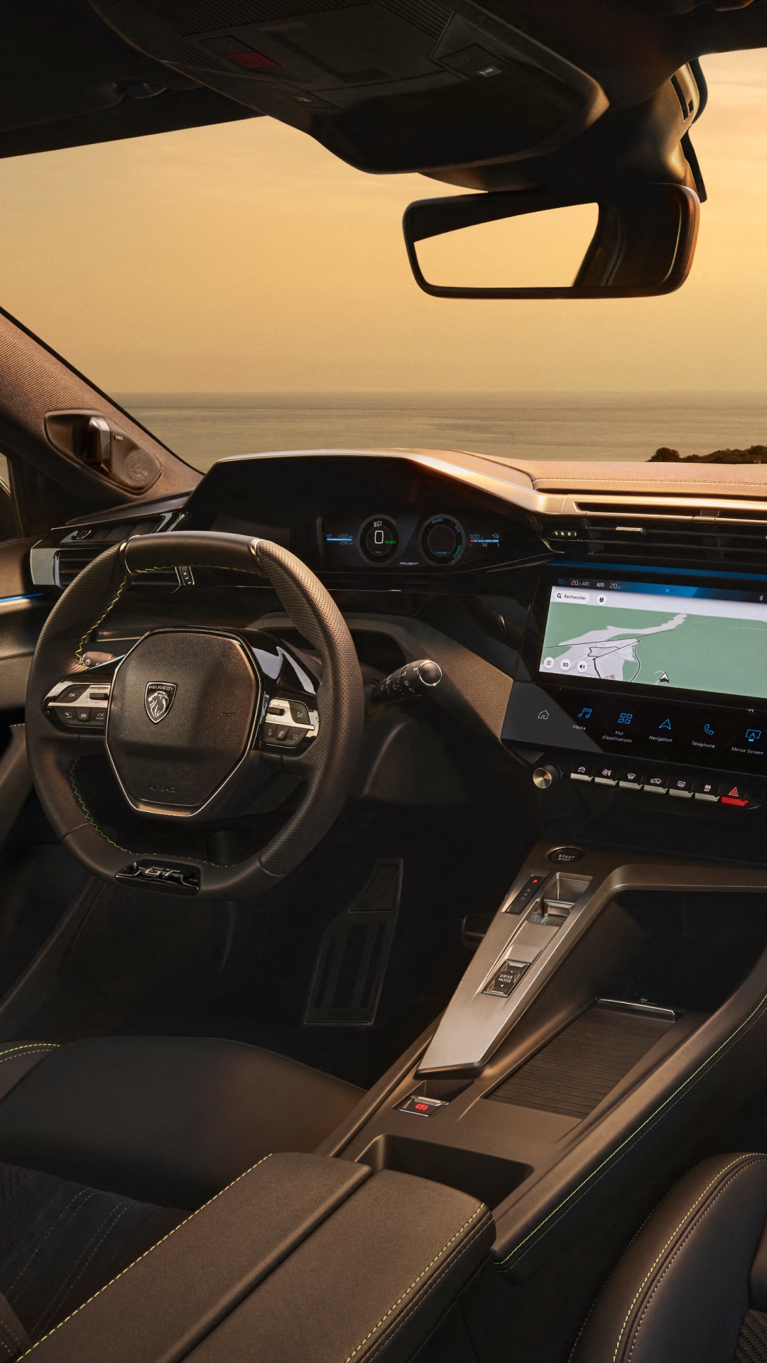 Neues PEUGEOT 408 Hybrid i-Cockpit