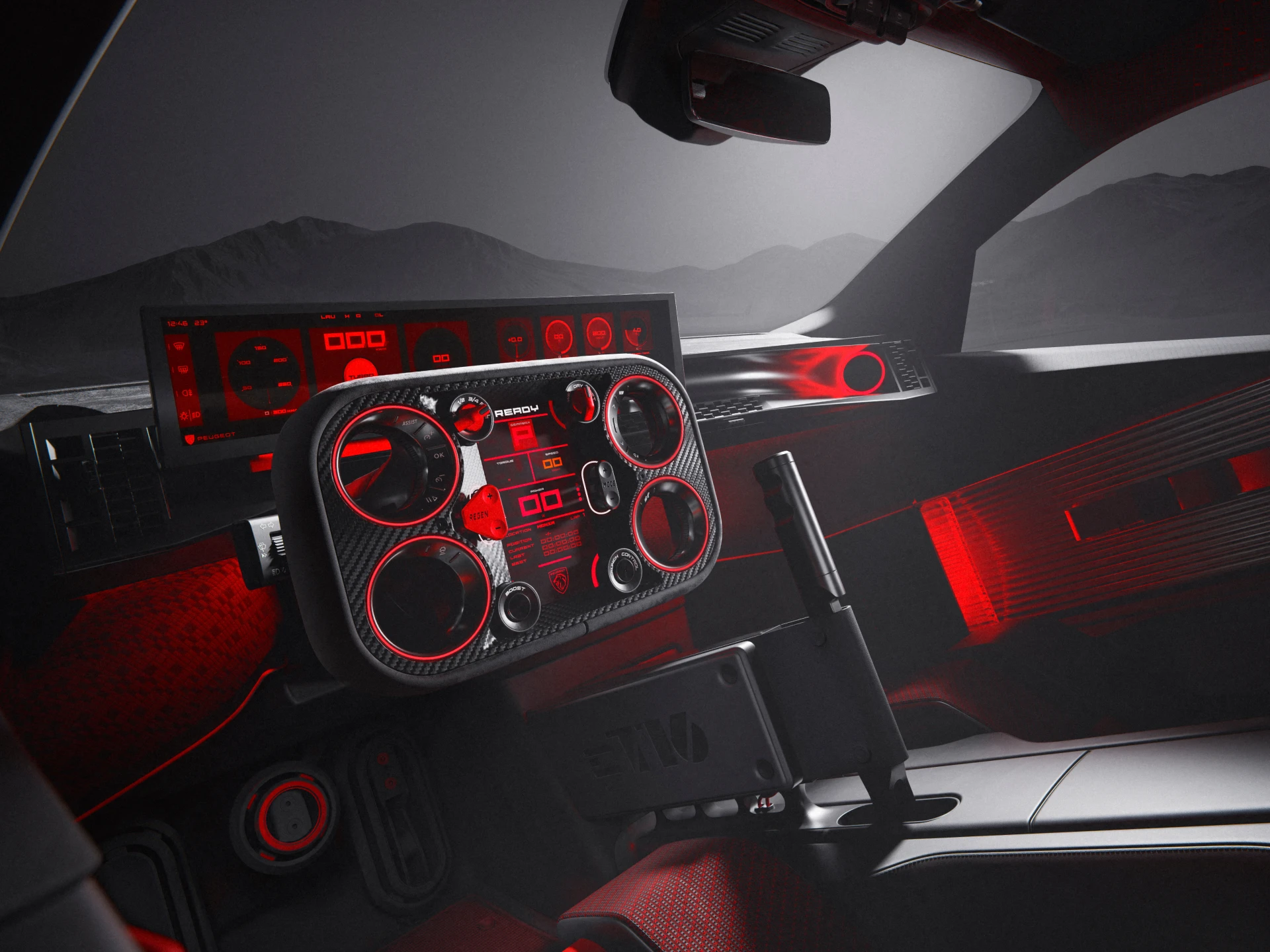 PEUGEOT E-T16 Concept mit performanceorientiertem Hypersquare®